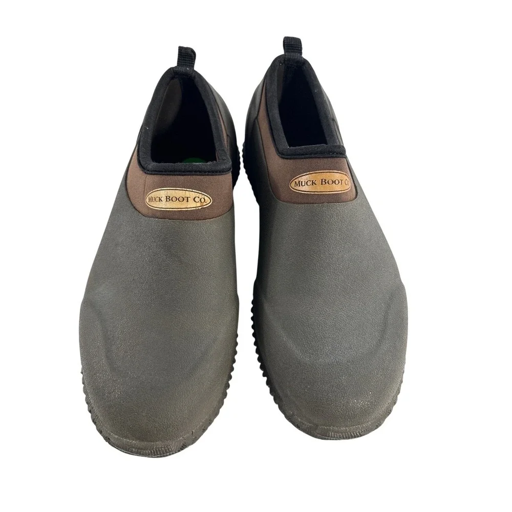 Muck Boot Co Unisex Garden Shoes Brown Tan Slip On‎ Waterproof Men's 6 Women's 7